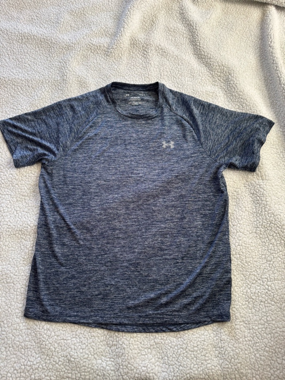 Under Armor Men’s Heathered Navy Short-Sleeve Performance Tee